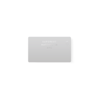 Load image into Gallery viewer, A single, minimalist silver Digital Gift Card centered on a transparent background. The sleek silver design features the Superegg logo and "Hatched in NYC" text, offering a sophisticated way to gift clean, vegan skincare.