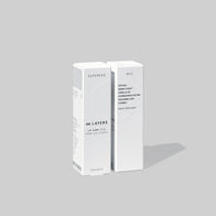 Load image into Gallery viewer, Two white minimalist packaging boxes for the ∞(Infinite) Layers Lip Care by Superegg, with the side panel listing key ingredients like Peptides, Derma-Clera™, Camellia Oil, and Hyaluronic Acid.