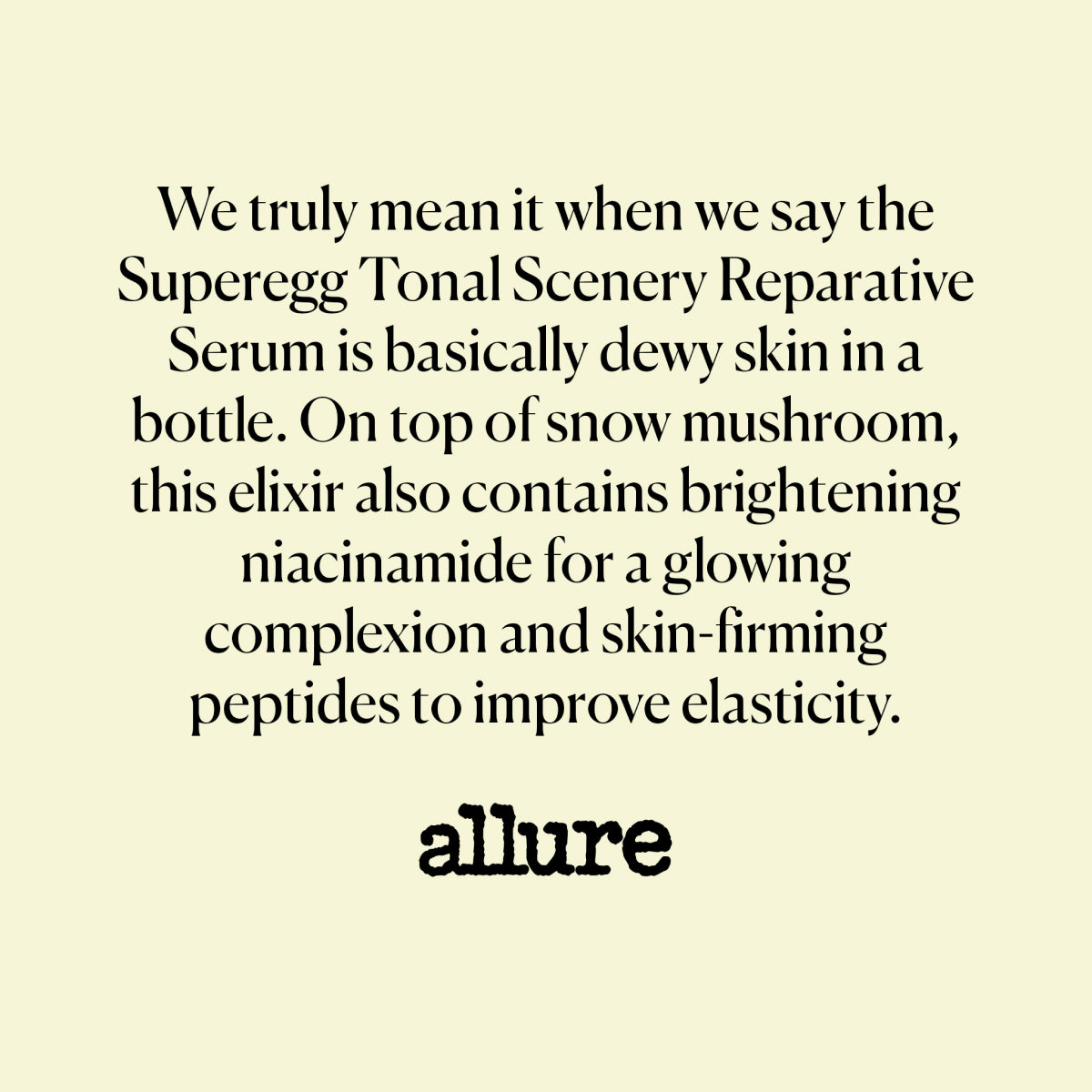 Superegg Tonal Scenery Reparative Serum