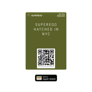 Superegg clean beauty vegan skincare Gift card