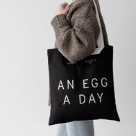 Load image into Gallery viewer, Superegg clean beauty vegan skincare Tote An egg a day
