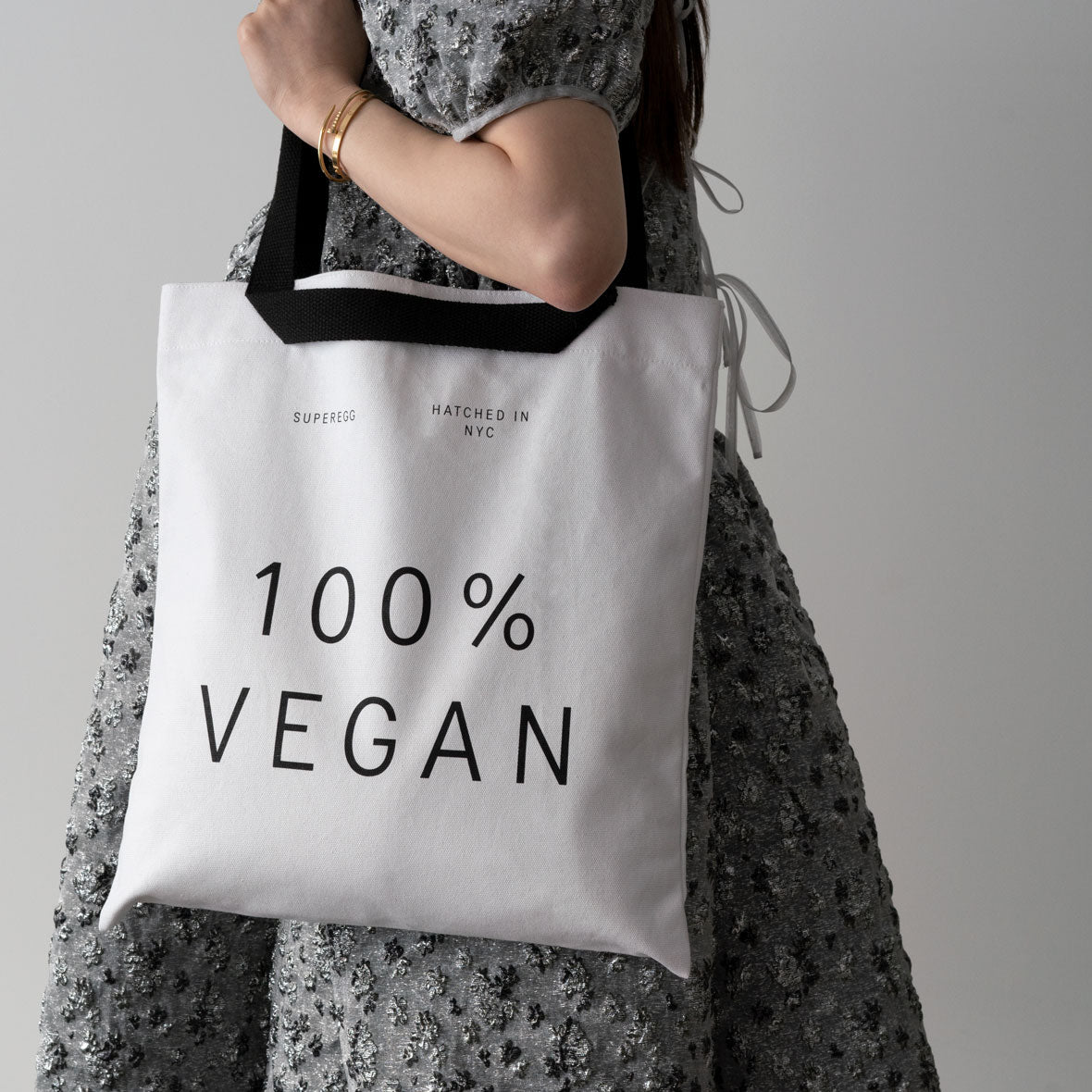 Superegg clean beauty vegan skincare Tote 100% vegan