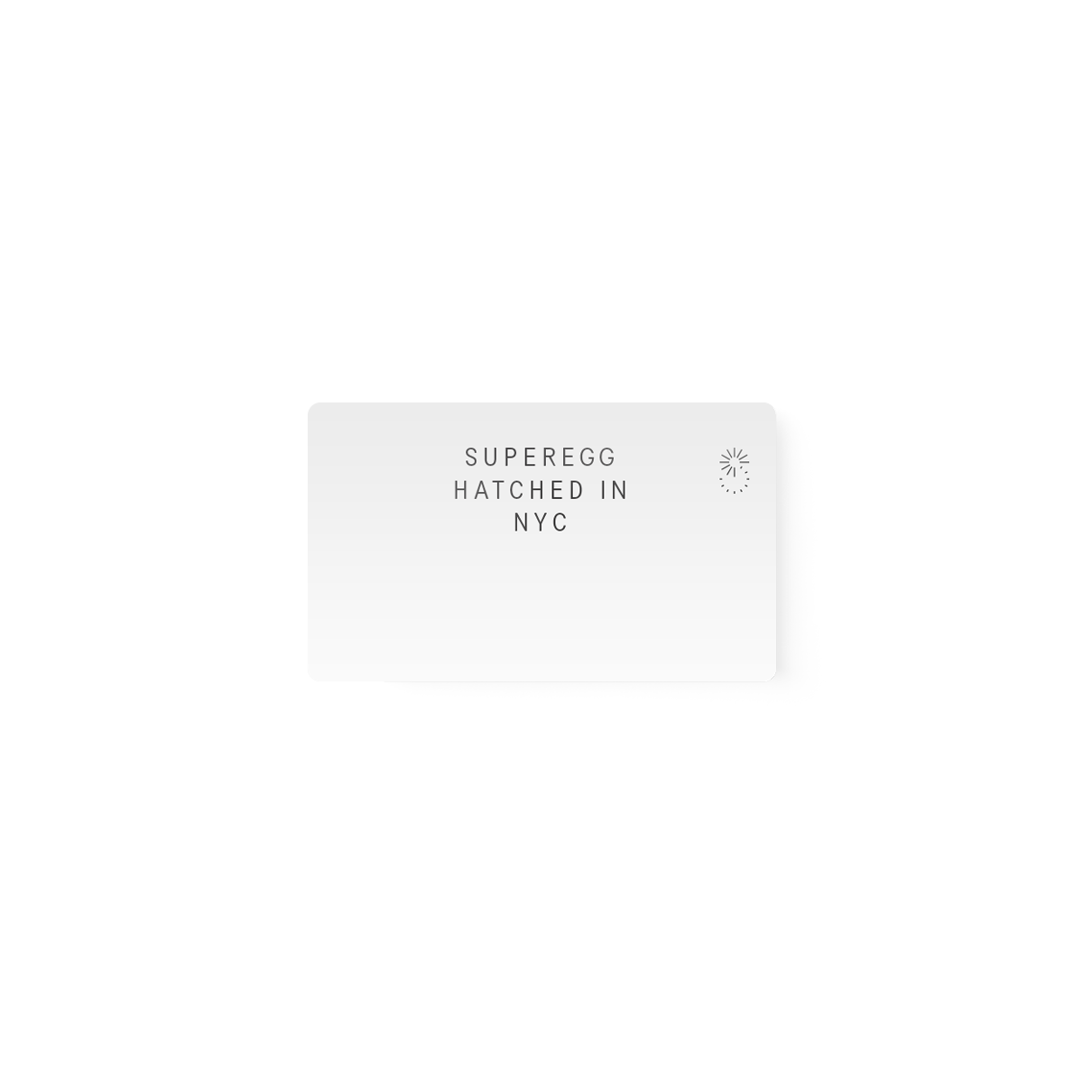 Superegg clean beauty vegan skincare Gift card